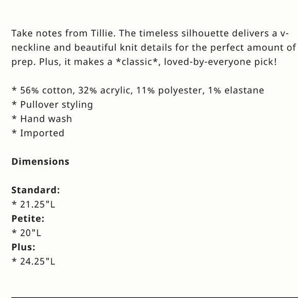THE TILLIE V-NECK PULLOVER SWEATER BY MAEVE - Picture 8 of 12